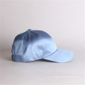 Benutzerdefinierte blaue Satin -Baseballkappe